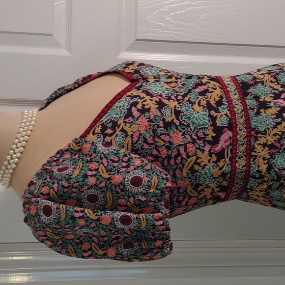 Alice + Olivia Flower Pot Print Dress NWT Sz. 4 - Picture 8 of 11